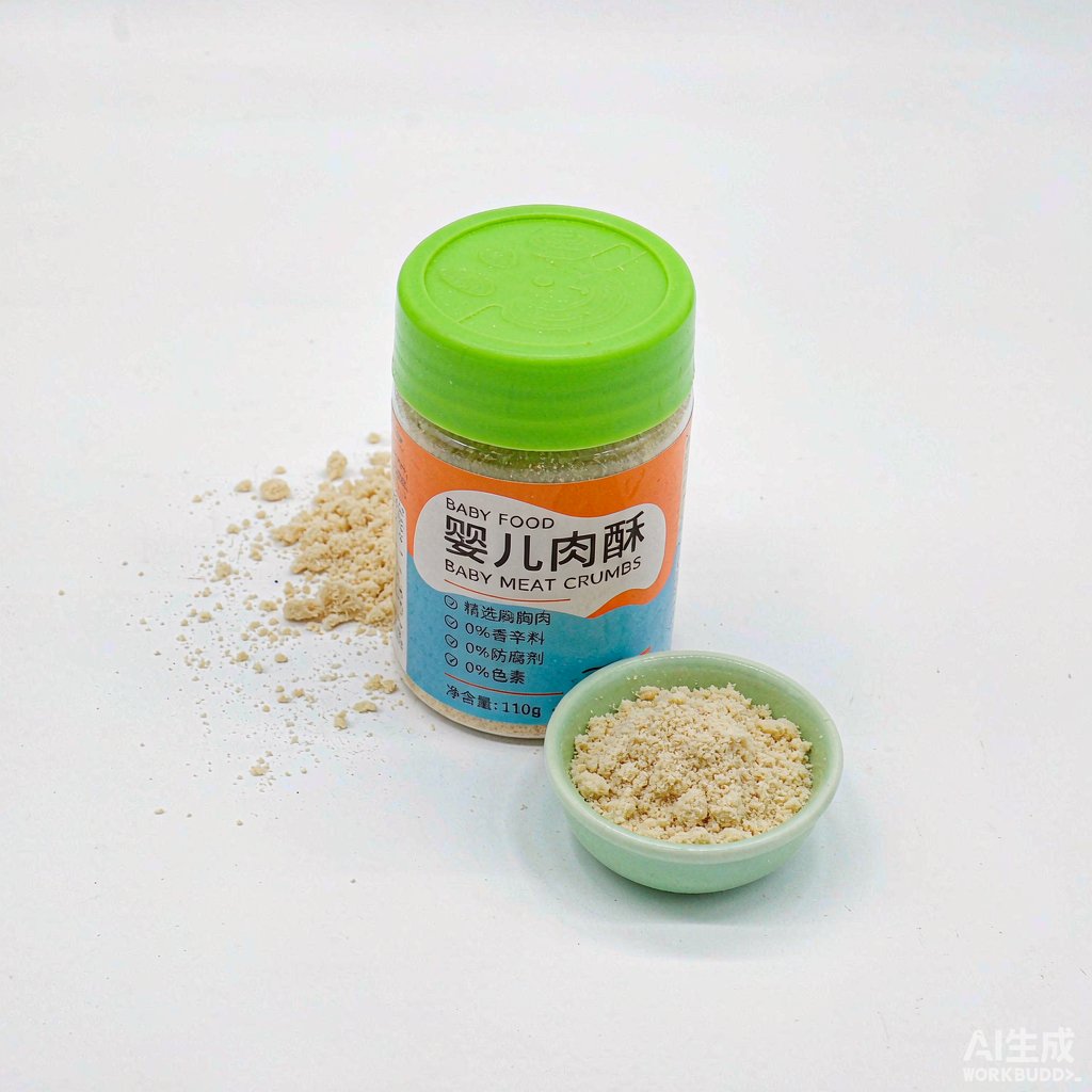 婴儿肉酥 900g罐装